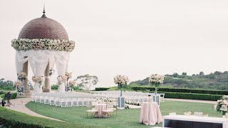 Chi amp William’s Glamorous Wedding at The Resort at Pelican Hill With Summer Wedding Colors [upl. by Yetsirhc]