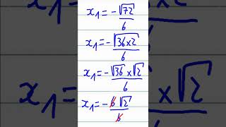 quadratic equation 037 maths mathwithoutwords math exam quadratic equation solve trinomial [upl. by Haleehs930]