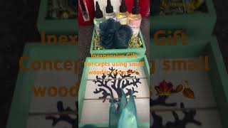 Inexpensive Gifts using small wooden boxes trending diy giftideas viralvideogiftbaskets [upl. by Neik664]