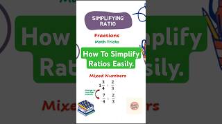 Simplify Ratios EASILY for Beginners [upl. by Dola832]