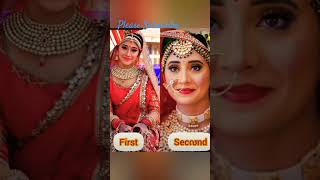 First marriage Vs Second marriage 🥰yrkkh [upl. by Danelle]