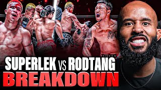 FULL FIGHT quotINSANEquot 🤯 RODTANG vs SUPERLEK BREAKDOWN [upl. by Koenraad454]