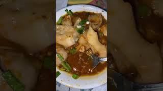 Mie ayam pangsit streetfood food kuliner [upl. by Brantley]