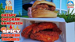 PDQ® Crispy Chicken Sandwich amp NEW Spicy Tenders Review 🌶️🐔🥪  theendorsement [upl. by Spense]