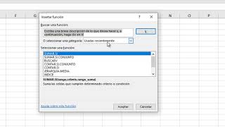 Formula SUMIF o SUMARSI en Excel inglés y español [upl. by Ricardama921]