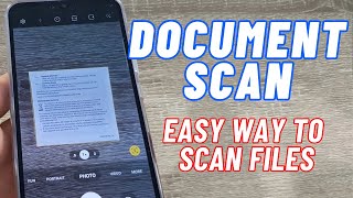 How to Scan DOCUMENTS using Your CAMERA on Samsung Galaxy A14  A24  A34  A54 [upl. by Ternan86]