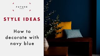 Navy blue paint and decorating ideas [upl. by Nannahs]