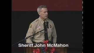 MACKAY FUNERAL Eulogy by Sheriff John McMahon [upl. by Mcgray911]