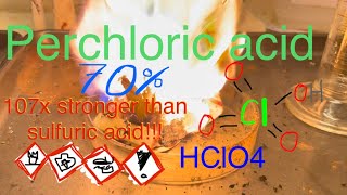 Making Perchloric Acid no dangerous fumes [upl. by Magree320]