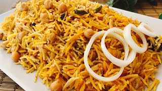 Basmati Reis mit Kichererbsen  chana pulao  4k basmati reis kochen [upl. by Ennairod331]