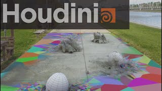 Creating Textures and Destruction Effects from Live Footage  Houdini Tutorial amp SCENE FILE [upl. by Htrowslle]