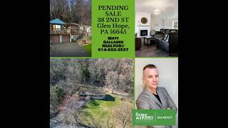 38 2ND ST Glen Hope PA 16645 PENDING SALE [upl. by Jany]