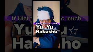 yuyuhakusho yuyuforever yuyu yuyuhakusholiveaction nostalgia yusuk kuwabara hiei kurama [upl. by Sommer]