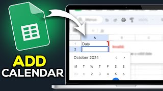 How to Add Date Calendar in Google Sheets [upl. by Samaj]