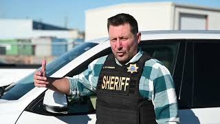 Sheriff Aaron Hanson cautions street racers that reckless driving will lead to jail impounded cars [upl. by Anoli865]