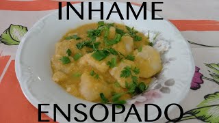 RECEITA DE INHAME ENSONPADO  SOPA DE INHAME GOSTOSO E NUTRITIVO [upl. by Ahsitnauq]