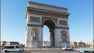 Visiting The Arc de Triomphe In Paris [upl. by Kimberlee]