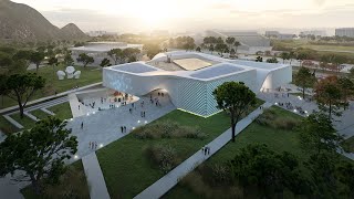 Chungnam Art Museum in South Korea by UNStudio and DA Group [upl. by Morten]