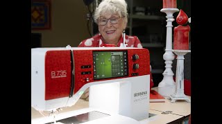 Unveiling The RED Bernina B735 Patchwork Edition Sewing Machine [upl. by Arod]