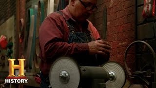 Forged in Fire Ray Finishes Early S1 E8  History [upl. by Teragramyram]