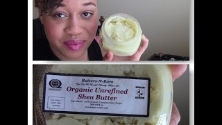 Product Review BUTTERS N BARS UNREFINED SHEA BUTTER Euniycemari [upl. by Enohpets688]