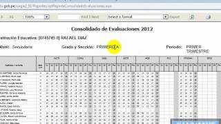 SIAGIE 30 VERIFICAR EL INGRESO DE NOTAS [upl. by Ynneh327]