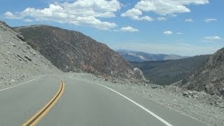 California State Route 120 Descending Tioga Pass from Yosemite [upl. by Ayalahs205]