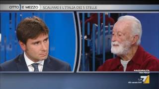 Scalfari a Di Battista laffare Raggi dimostra quello che siete [upl. by Auhsuoj]