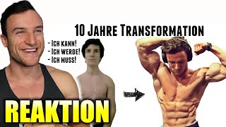 Sascha Huber reagiert auf seine Transformation  Vom Lauch zum Hulk [upl. by Abigail]