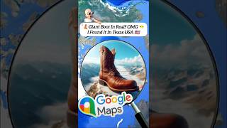 😶‍🌫️I Found GIANT BOOT📍 Geo at the END👆googlemaps googlearth googlestreetview streetview [upl. by Egerton]