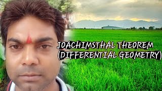 JOACHIMSTHAL THEOREM Differential Geometry [upl. by Russ329]