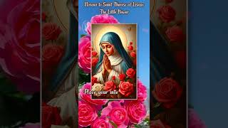 Novena to Saint Thérèse of Lisieux—The Little Flower shorts Novena RosesFromHeaven [upl. by Eilema993]