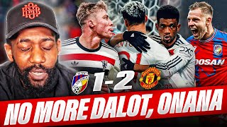 I GIVE UP IM DONE WITH DALOT amp ONANA  Viktoria Plzen vs Manchester United  MATCH REACTION [upl. by Hershel]