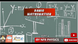 BASIC MATHEMATICS FOR BOARDS AND COMPETITIVE EXAMS PART 4 [upl. by Gemoets]