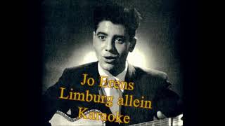 Jo Erens  Limburg Allein 1954 karaoke [upl. by Aseen477]