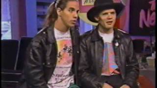 Red Hot Chili Peppers  Interview Toronto 1989 [upl. by Haymes996]