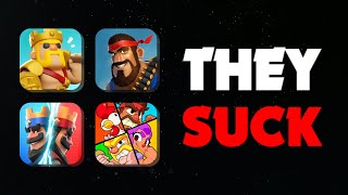 Ranking EVERY Supercell Game Worst to Best [upl. by Ahsoj]