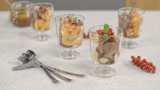 Reteta  Profiterol cu crema de vanilie si caramel  Bucataras TV [upl. by Huntingdon]