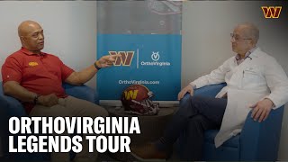 Talking Player Health with OrthoVirginia Doctors and Washington Legends  Washington Commanders [upl. by Suzzy]