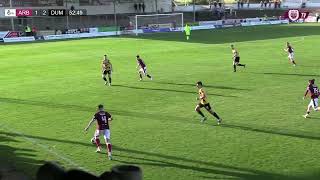 Arbroath 1  3 Dumbarton  Match Highlights [upl. by Ehtyaf656]