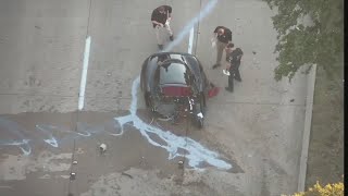 Victims identified after luxury sports car split in half in deadly twocar crash in Lake Highlands [upl. by Refinney]