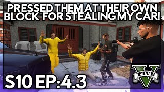 Episode 43 Pressed Them At Their Own Block For Stealing My Car  GTA RP  GW Whitelist [upl. by Harlamert]