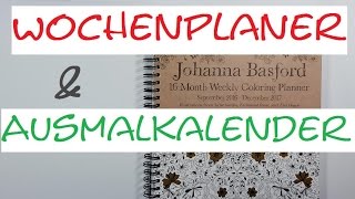 Johanna Basford Wochenplaner  Review [upl. by Neyrb]