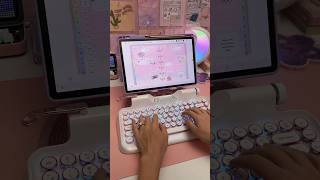 my clicky keyboards 😍 Samsung galaxy tab S9  penly digital planner  amazon finds  keyboard asmr [upl. by Gerson]