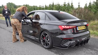 Audi RS3 Sedan  Sportback 8Y  Exhaust Sounds on the Road [upl. by Boser452]