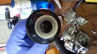 Carburetor rejetting tune up Baja Phoenix 250 [upl. by Lirret458]