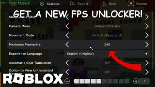 How To Get OFFICIAL FPS Unlocker on Roblox [upl. by Ybbob]