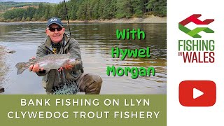 Bank Fishing on Llyn Clywedog Trout Fishery Wales  With Hywel Morgan  Fly Fishing Tips amp Tactics [upl. by Clorinda]