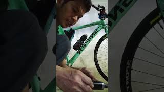 installing bottom bracket for road bike youtubeshorts [upl. by Llemmart]