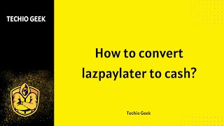 How to convert Lazpaylater to Cash [upl. by Yvor]